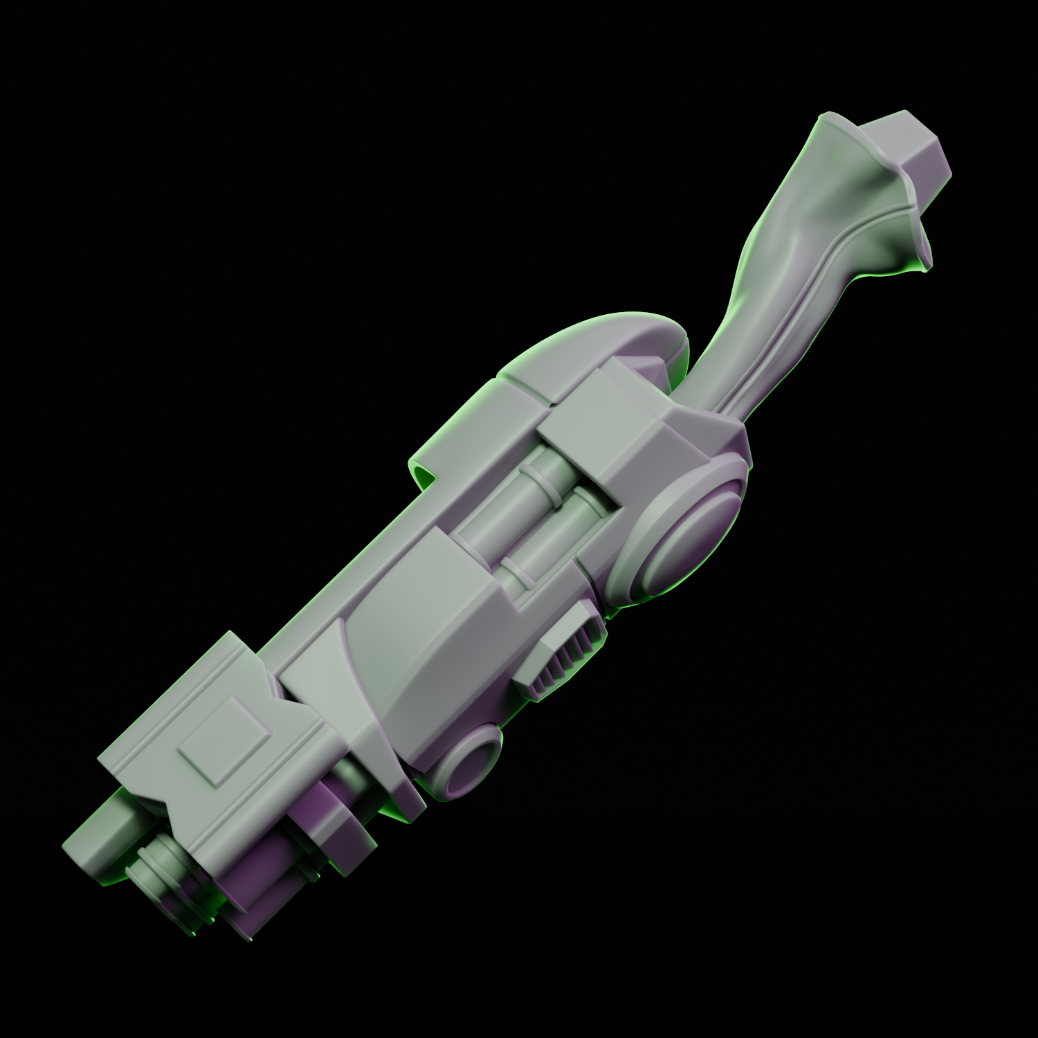 Project SIREN-7 – Pre-supported Mech Girl | Multipart STL Model for Resin 3D Printing