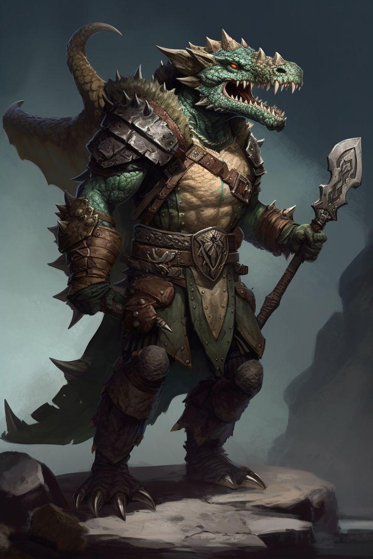 Draqul – Dragonborn Barbarian (Pre-Supported STL)