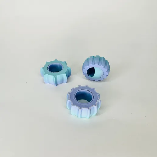 Textured Fidget Ring – Rotating Sensory Design