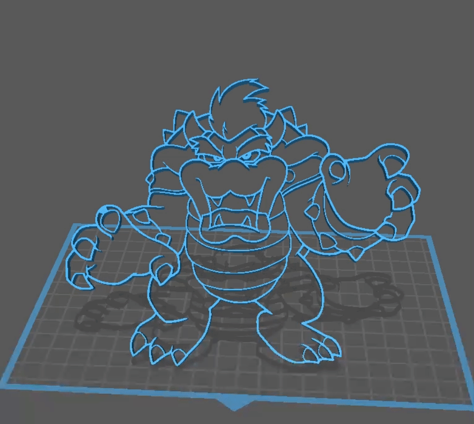 Bowser - Wall Art