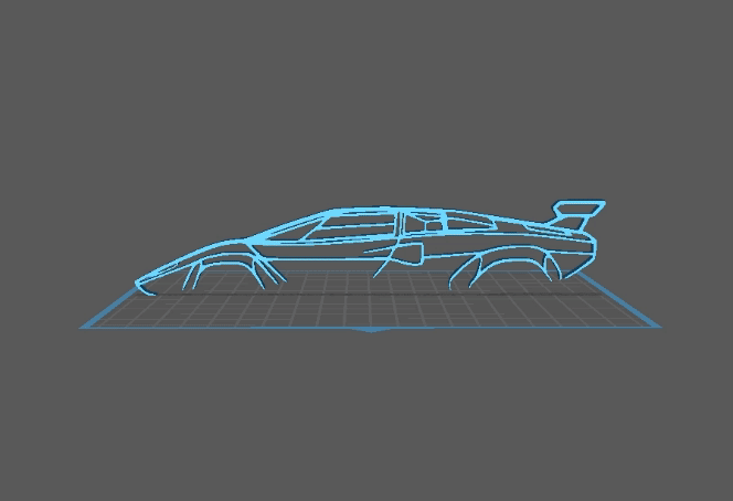 Lamborghini - Countach Wall Art