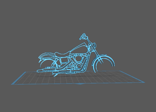 Harley Davidson - Street Bob Wall Art
