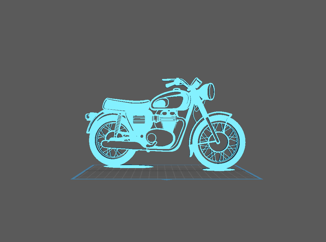 Kawasaki - W650 Wall Art