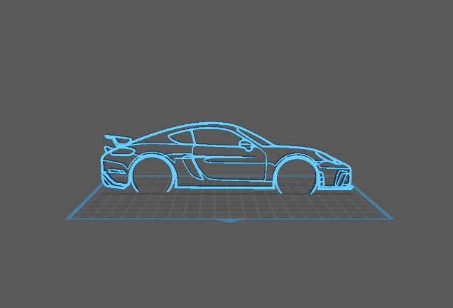 Porsche - 718 GT4 Wall Art