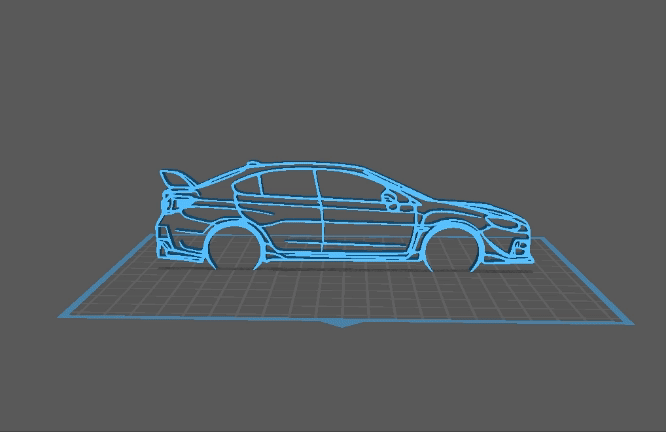 Subaru - WRX STI 2015 Wall Art 