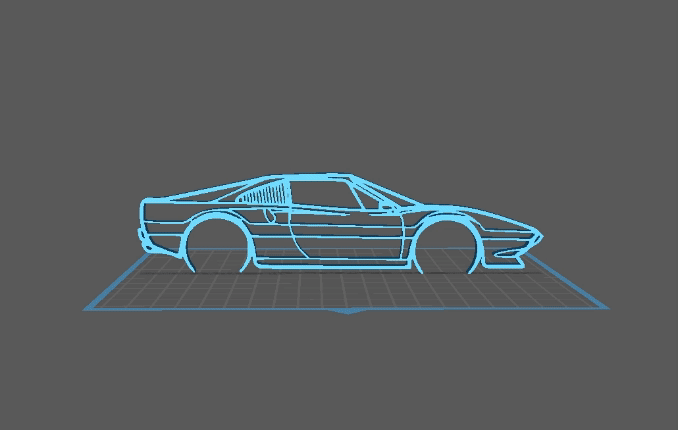 Ferrari - 308 GTS QV Wall Art 