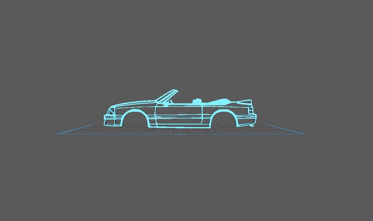 Ford - Mustang GT 1993 Wall Art