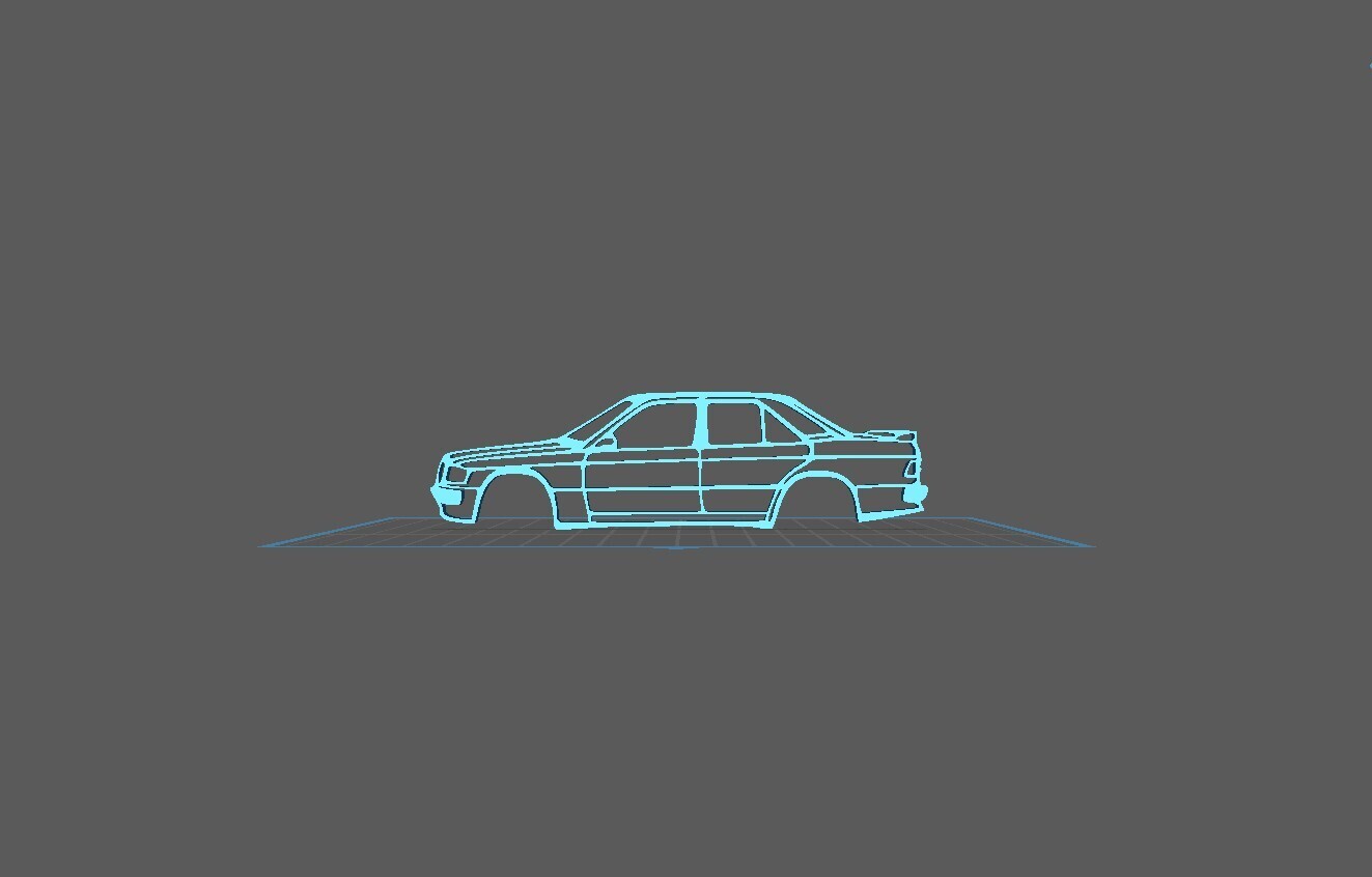 Mercedes - 190E 1989 Wall Art