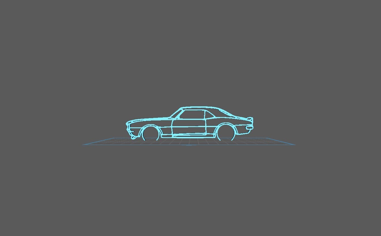Chevrolet - Camaro SS 1968 Wall Art