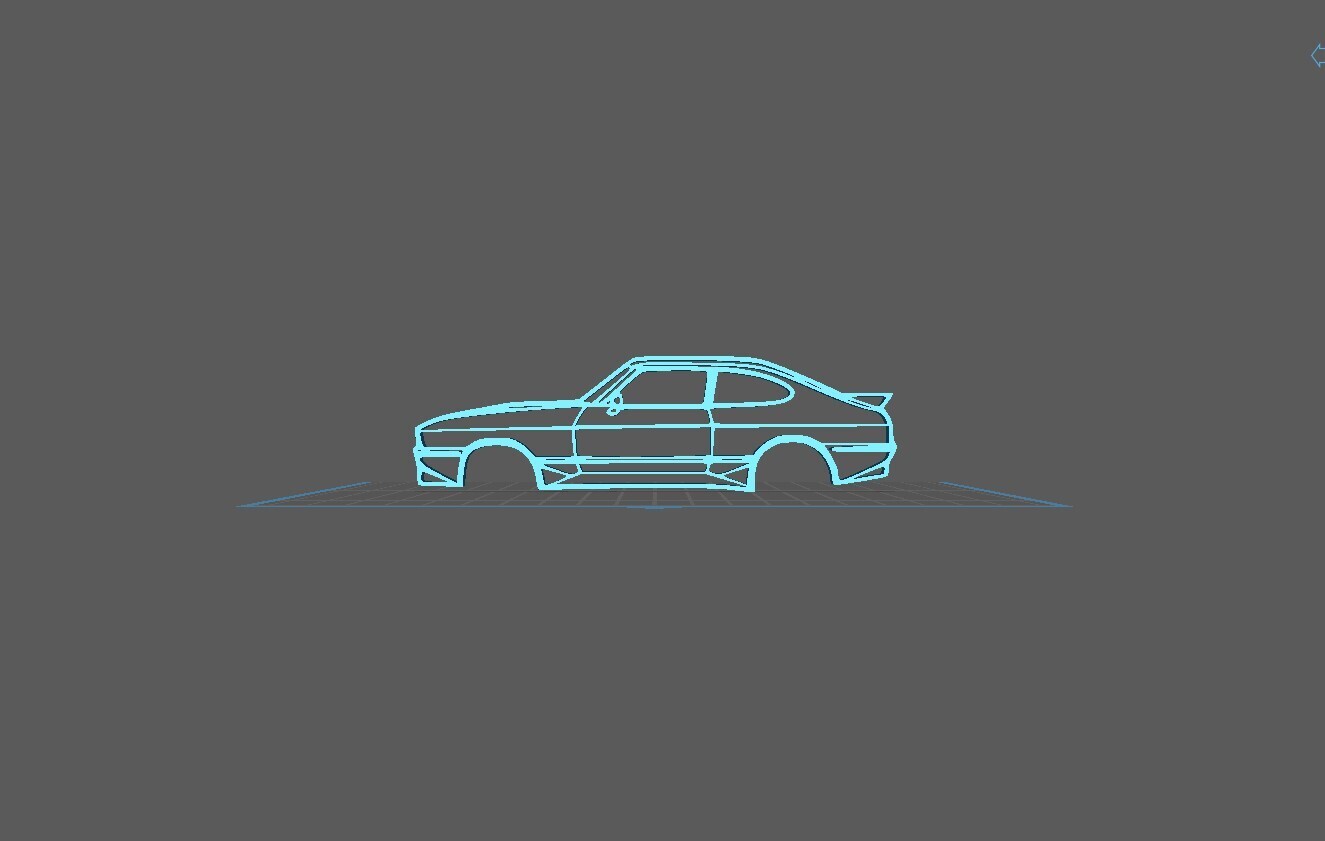Ford - Capri 1985 Wall Art