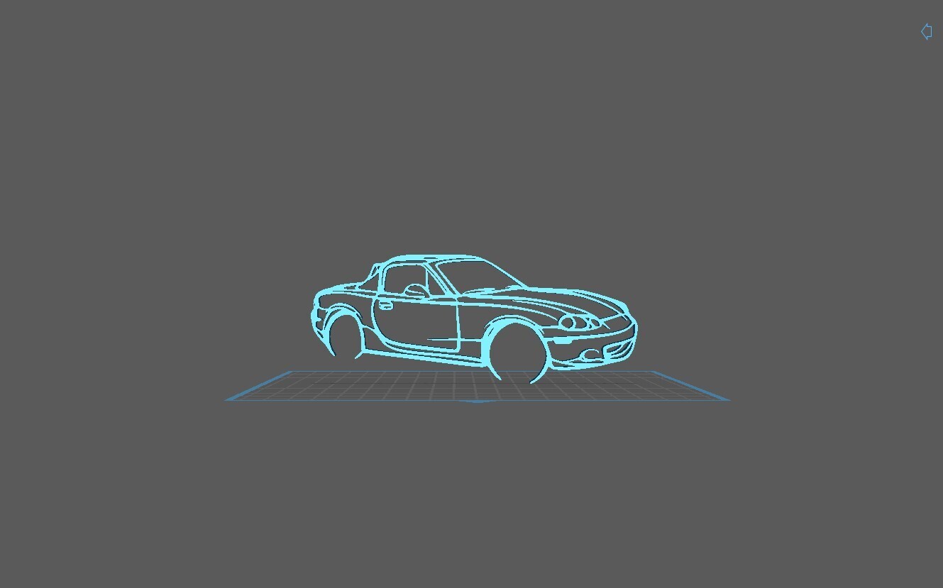 Mazda - MX5 MK2 Wall Art