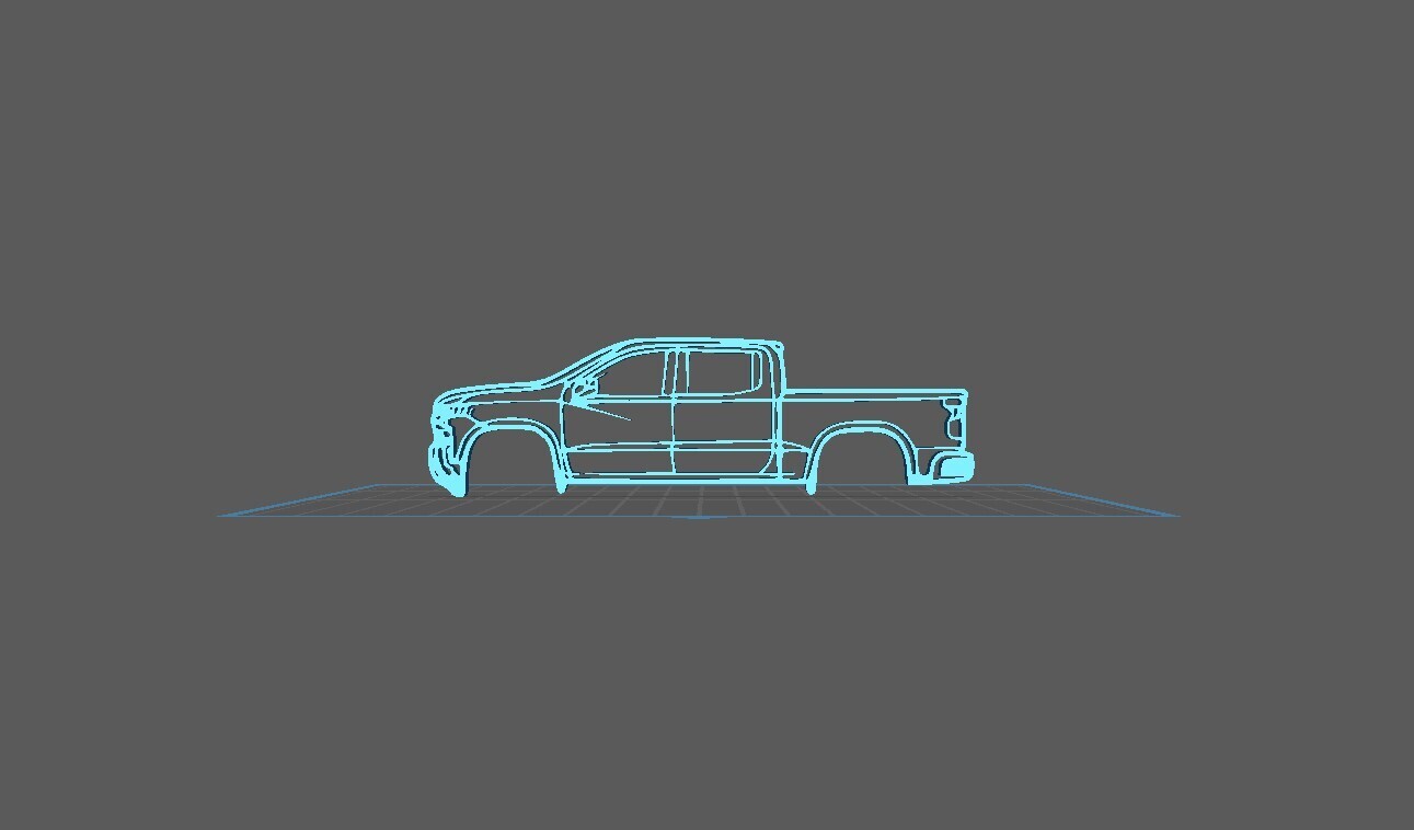 Chevrolet - Silerado 1500 2019 Wall Art