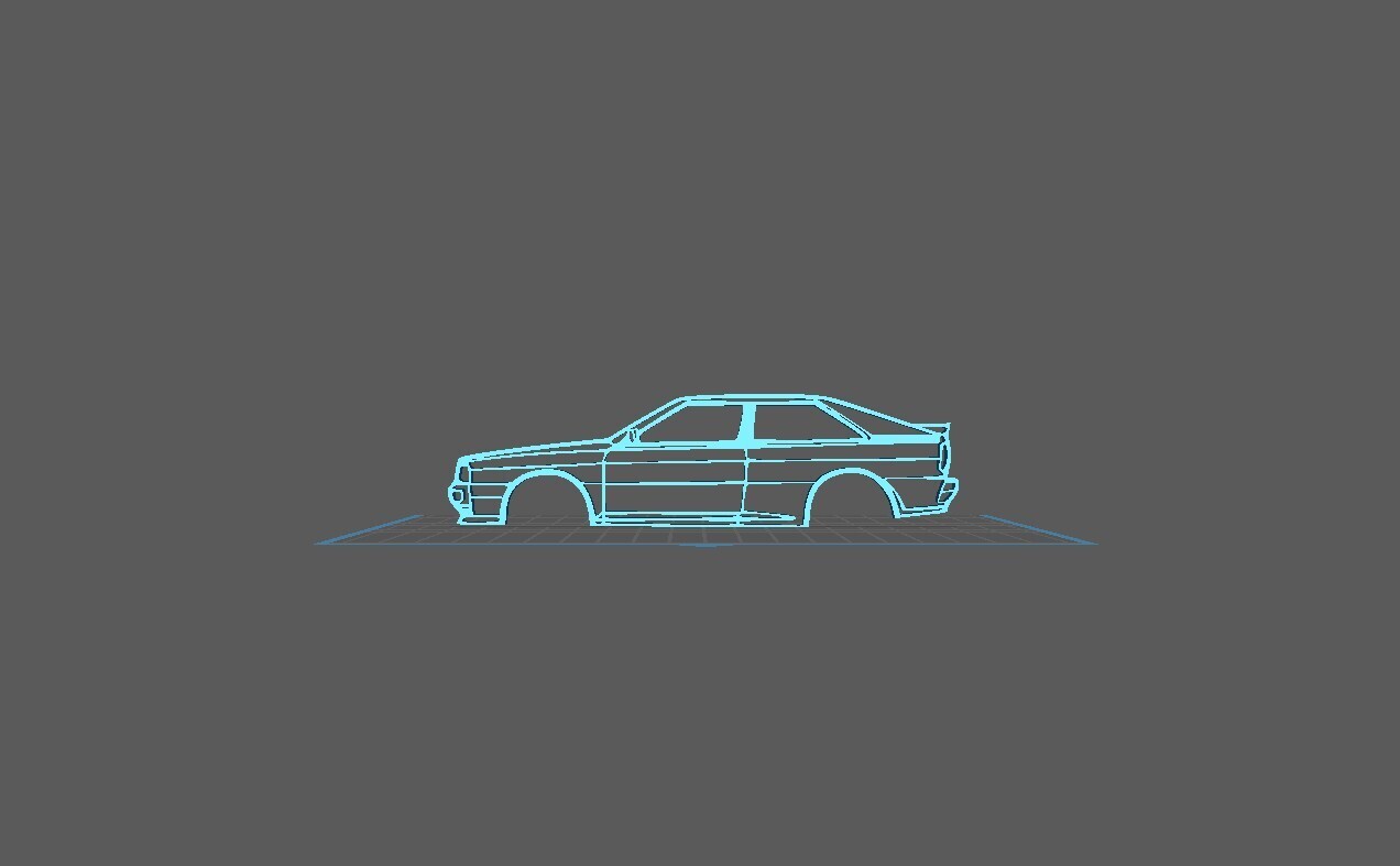 Audi - Quattro 1990 Wall Art