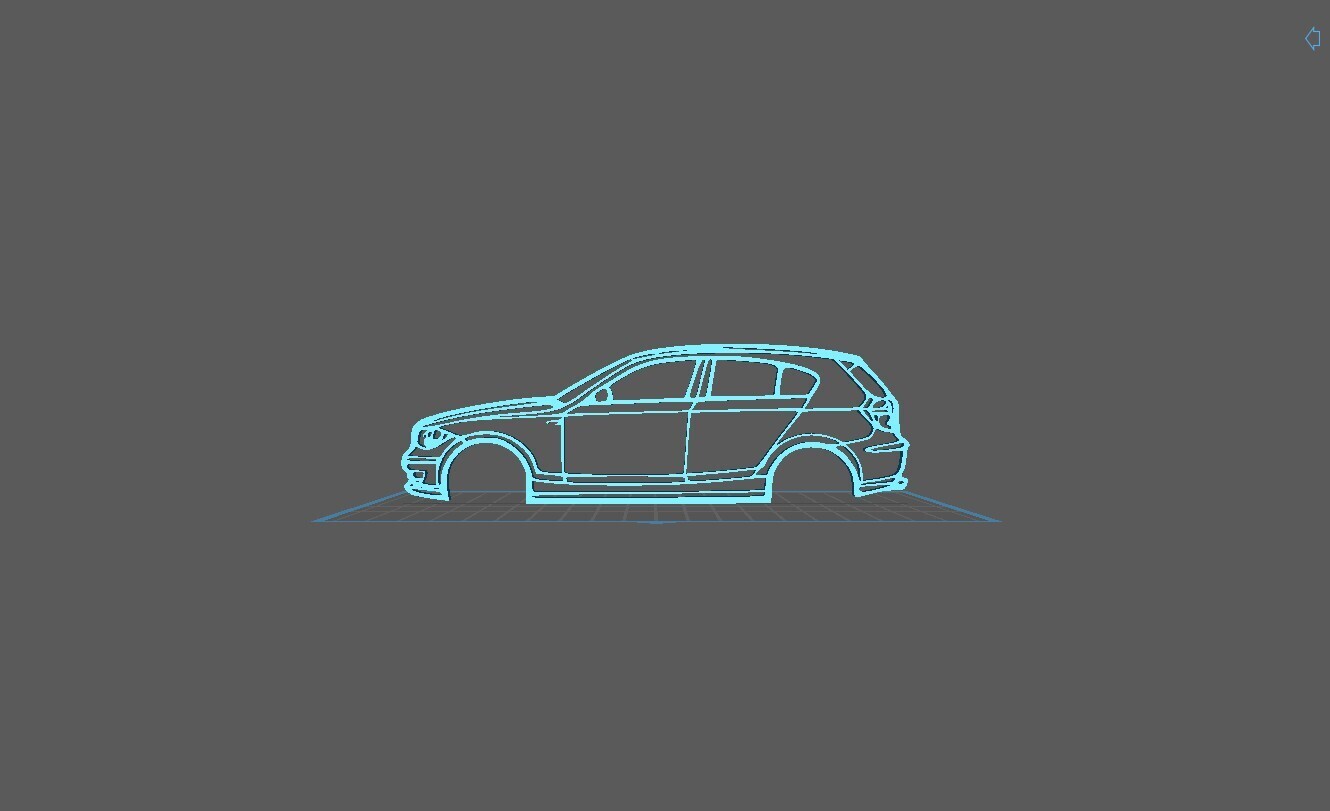 BMW - Serie 1 E87 2009 Wall Art