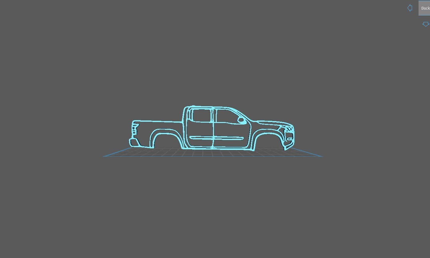 Nissan - Frontier 2022 Wall Art