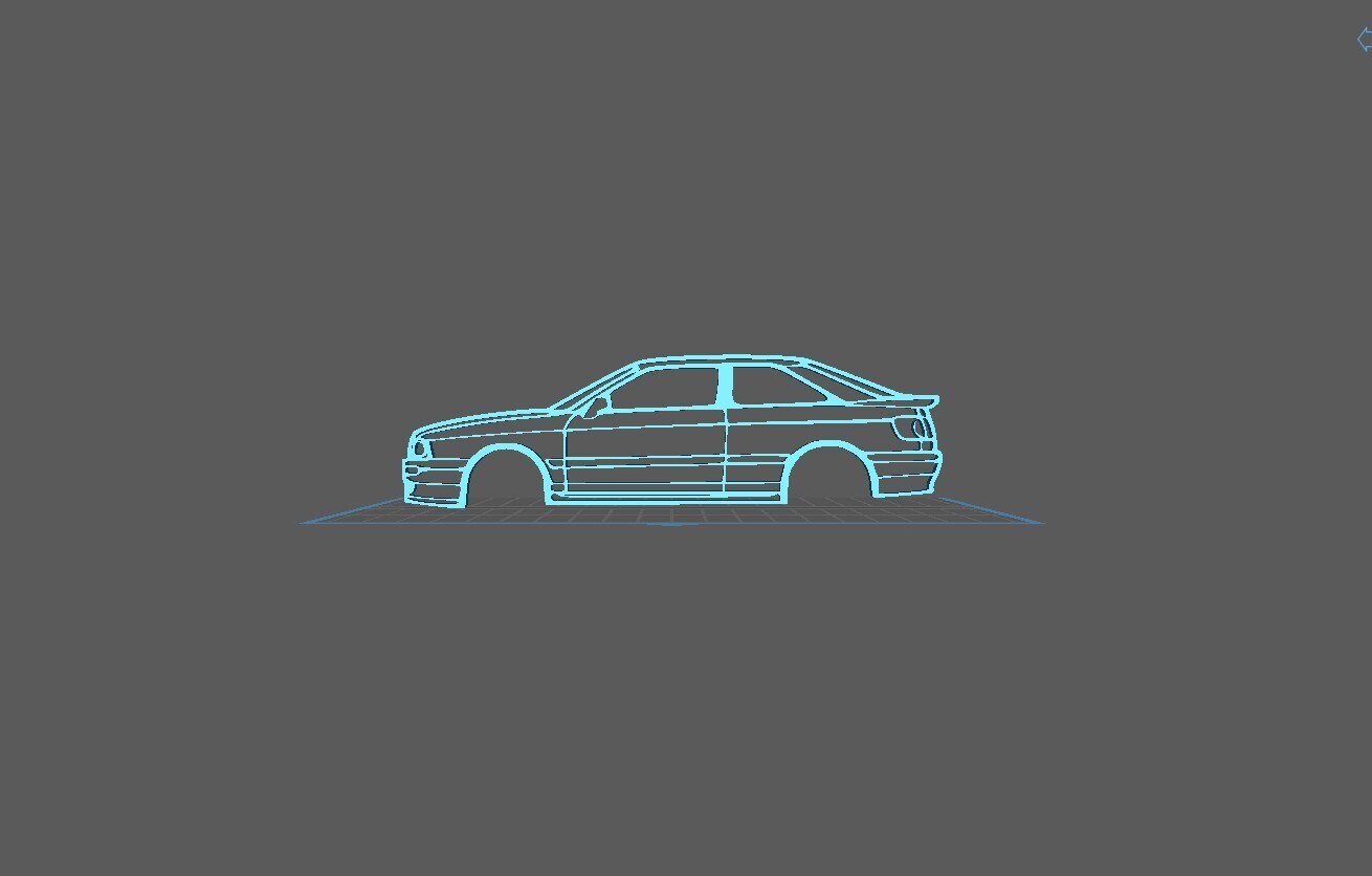 Audi - 90 Type 89 Wall Art
