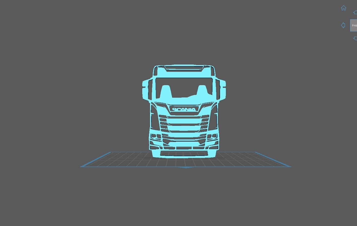 Truck - Scania R730 Wall Art