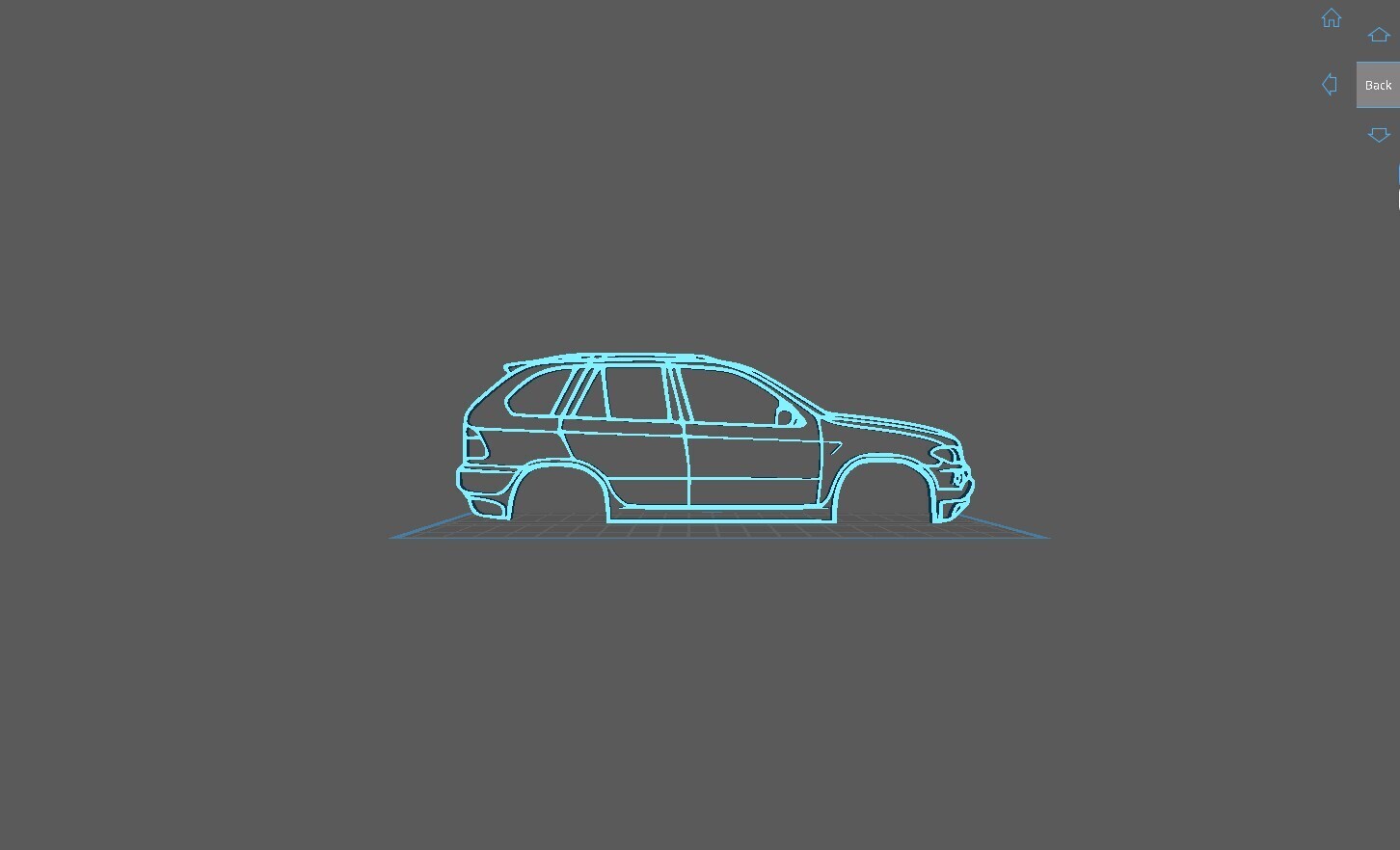 BMW - X5 E53 2000 Wall Art