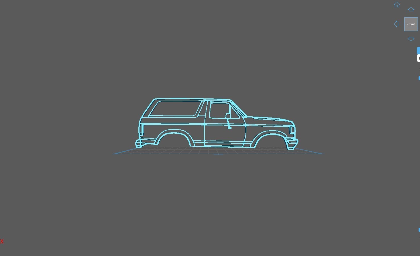 Ford - Bronco 1987 Wall Art