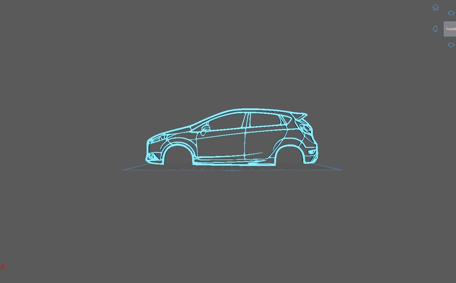 Ford - Fiesta ST 2014 Wall Art