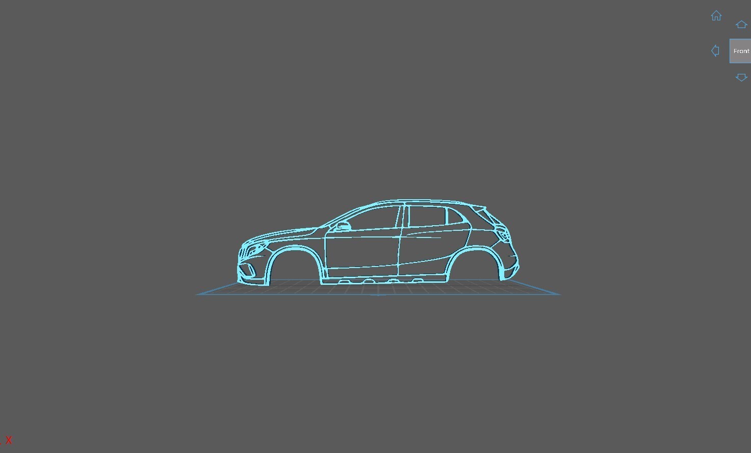 Mercedes - AMG GLA 45 X156 Wall Art