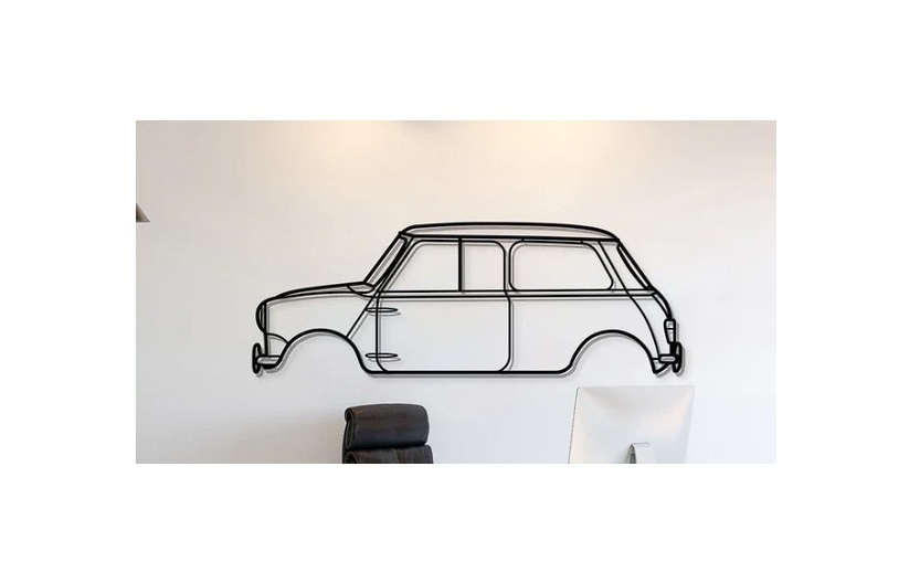 Mini Cooper - S 1965 Wall Art