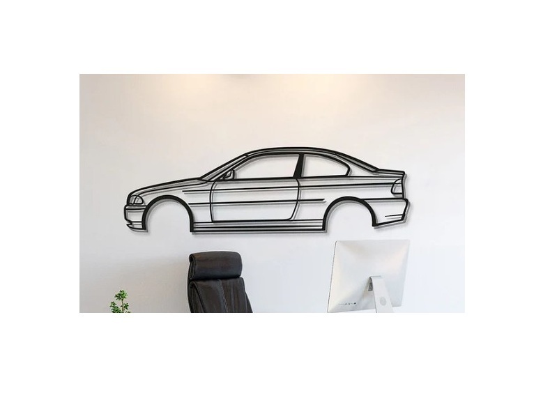 BMW - E46 Coupe Wall Art