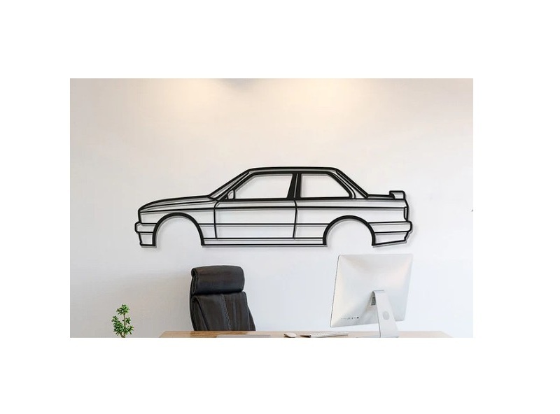 BMW - E30 M Tech II 1993 Wall Art