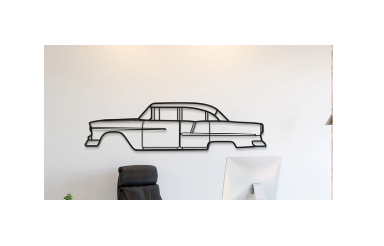 Chevrolet - Bel Air 1955 Wall Art