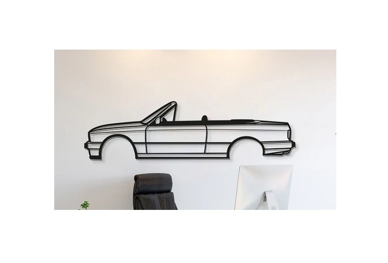 BMW - E30 Cabriolet Wall Art