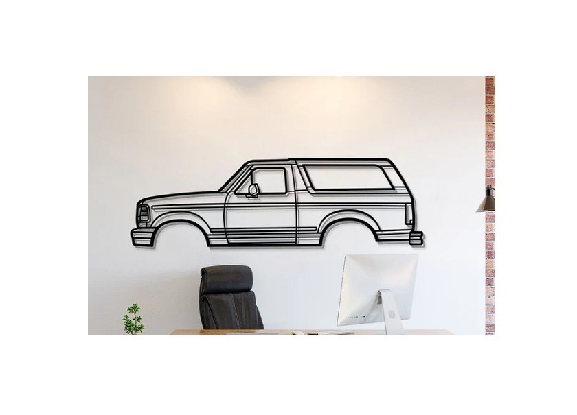 Ford - Bronco 1992 Wall Art