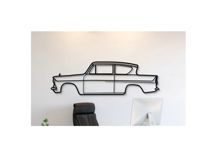 Ford - Anglia 105E Wall Art