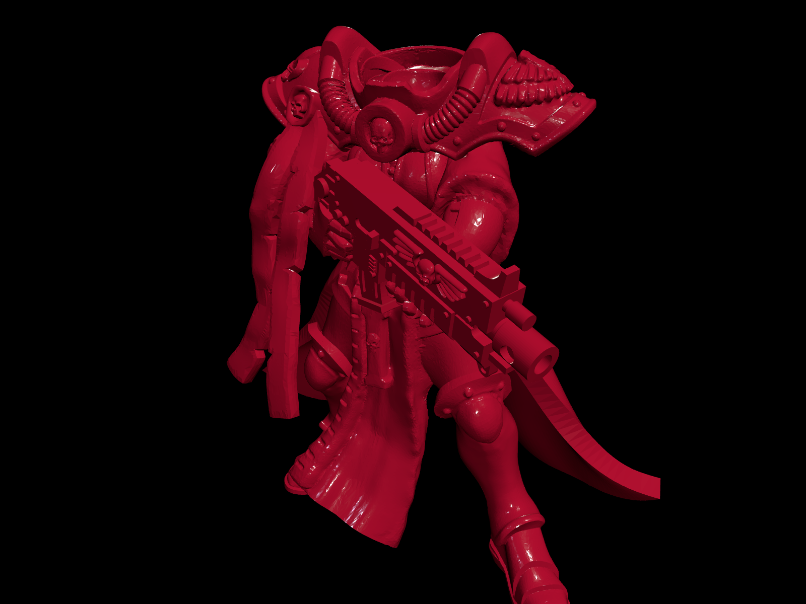 Pious Battle Sister Commander – Adeptas Sororitas Devout Leader Proxy (28–32mm Scale)