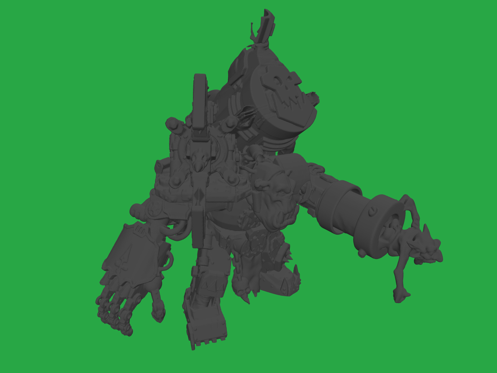 Alt big mek with shokk attack gun