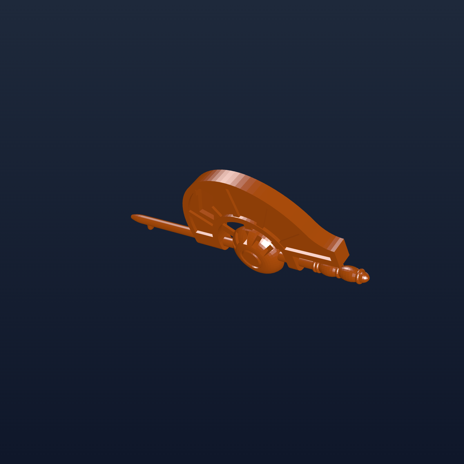 Sci-Fi Pirate Skiff Terrain Model for Wargames