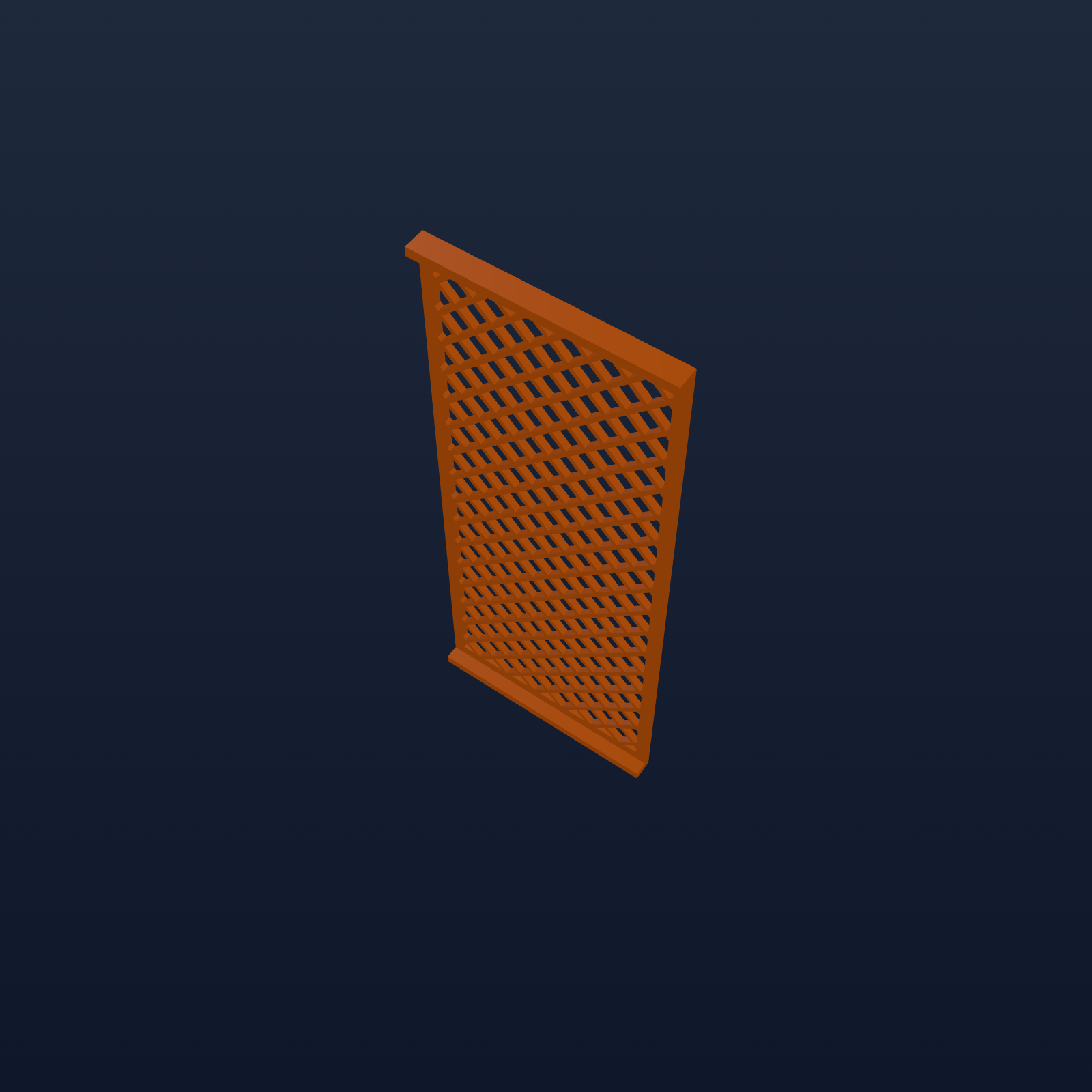 Wargames Terrain Fence - Demo Model