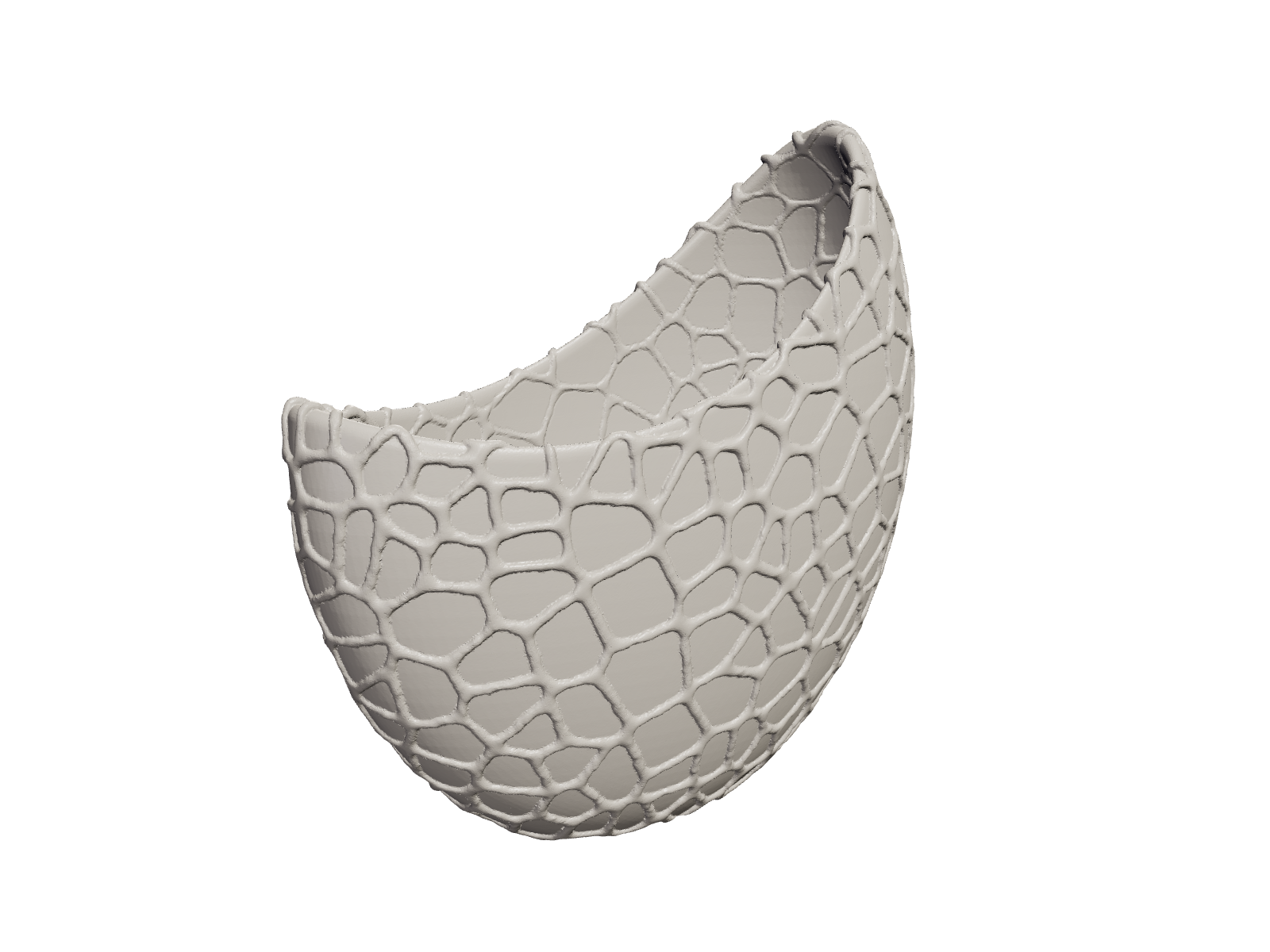 Organic Flower Pot 1 Color Voronoi Spitzvase 12cm