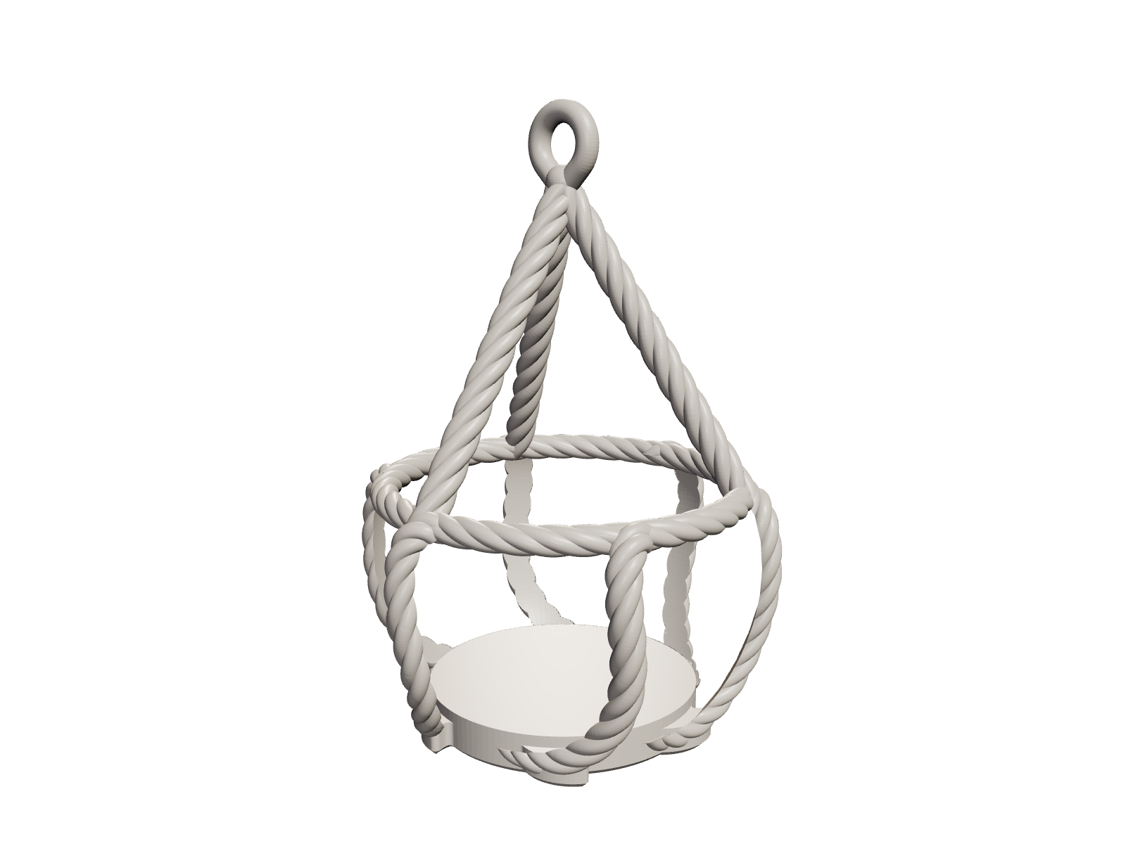 With Hanger Vase
