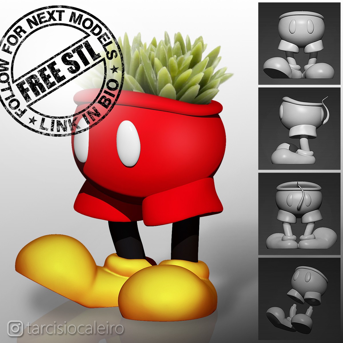 Vase Mickey
