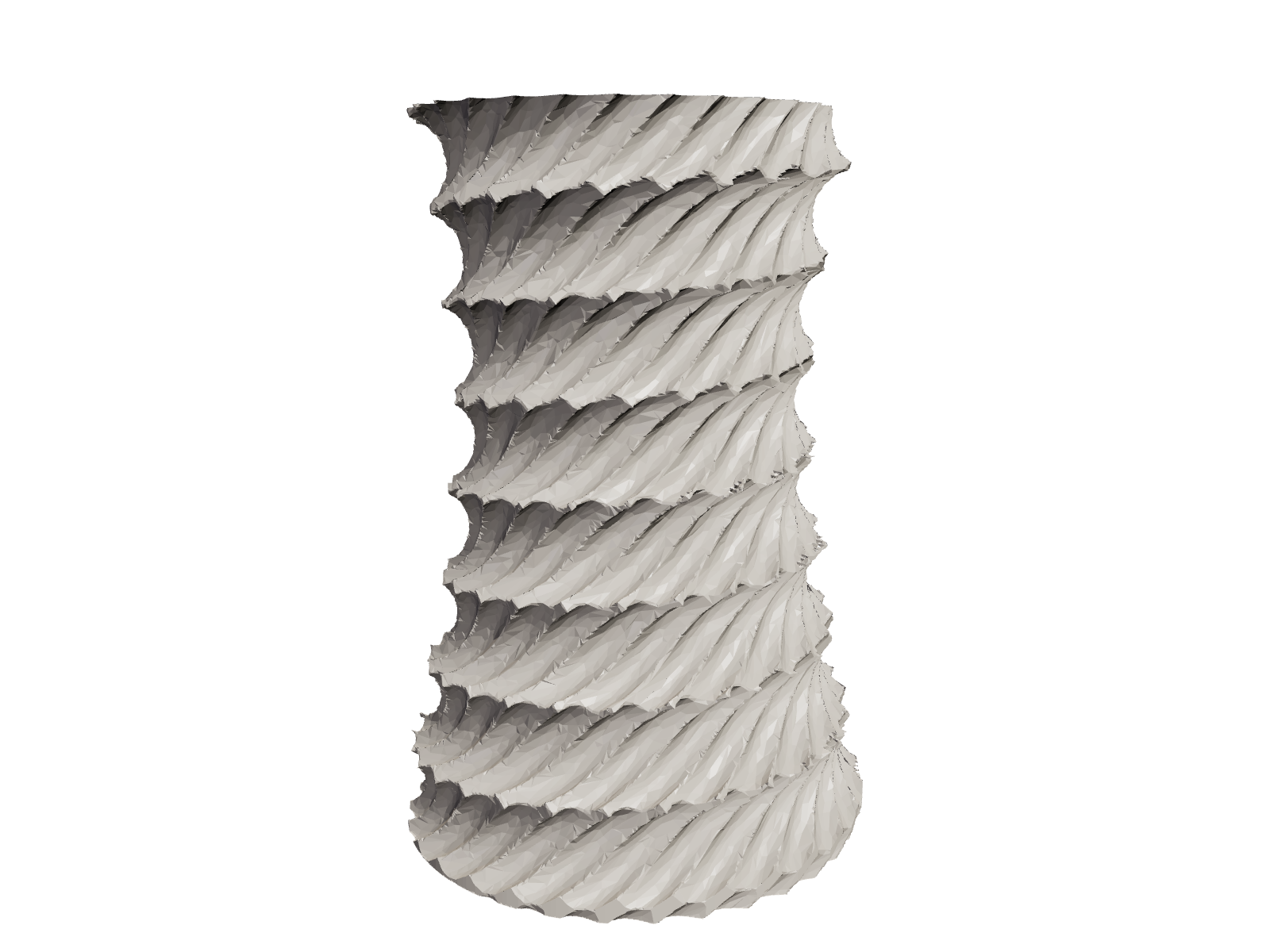 Inverted Coiled Rope Vase