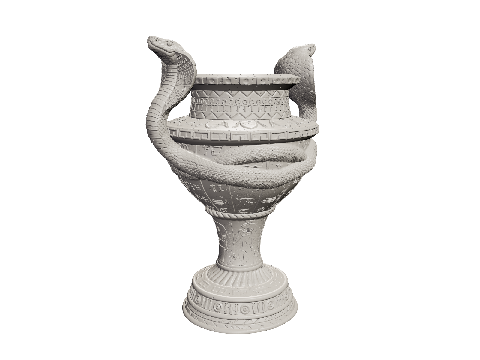 True Cobra Egyptian Vase