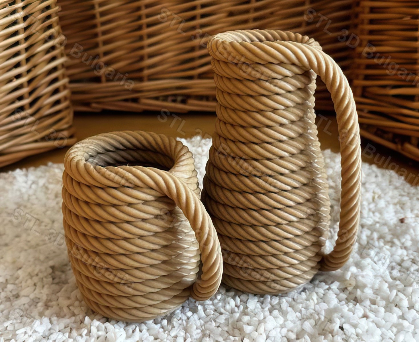 Coiled Rope Mug&Vase