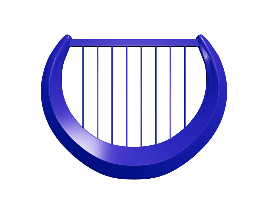 Lyre Harp Ornament