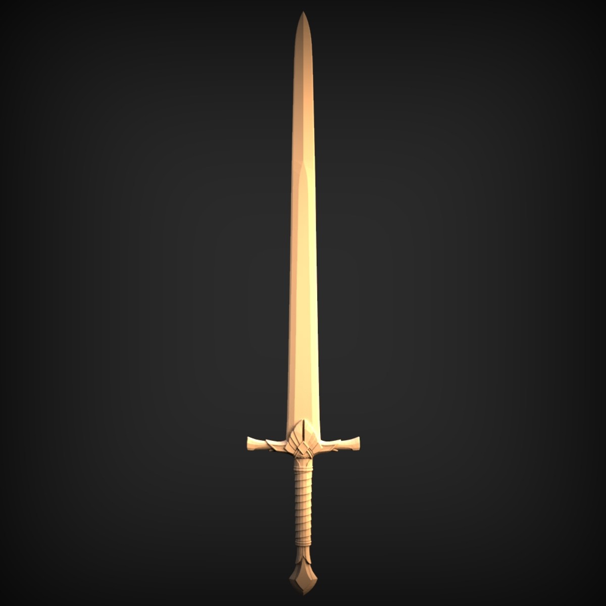 Medieval Knight's Longsword