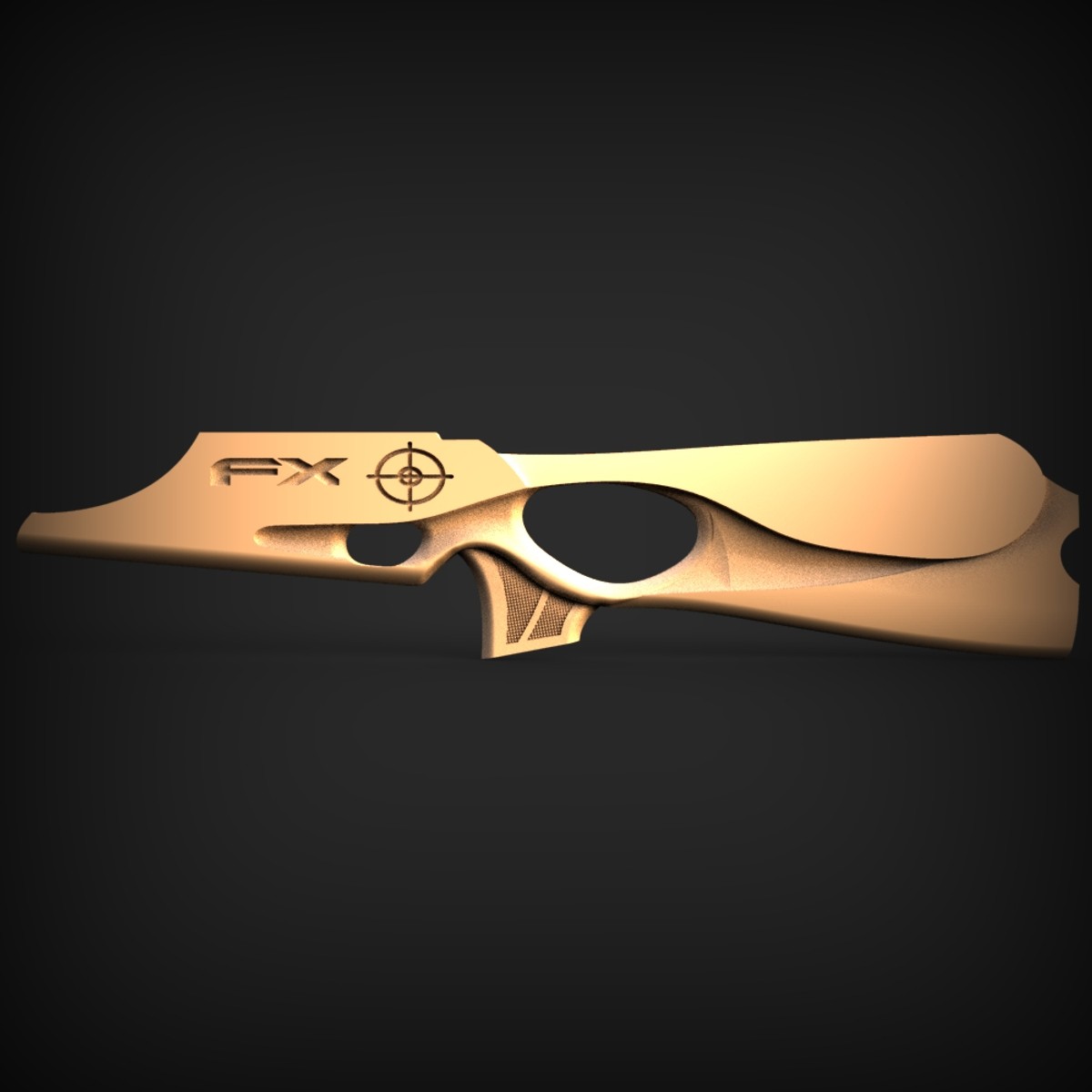 Air Rifle Thumbhole Buttstock