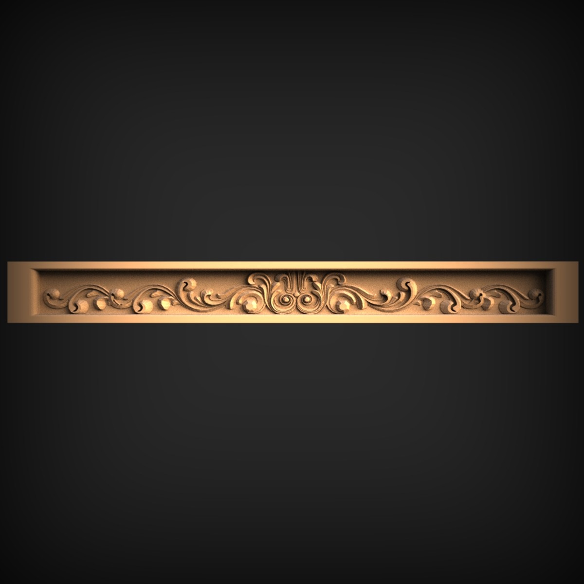 Recessed Acanthus Scroll Frieze
