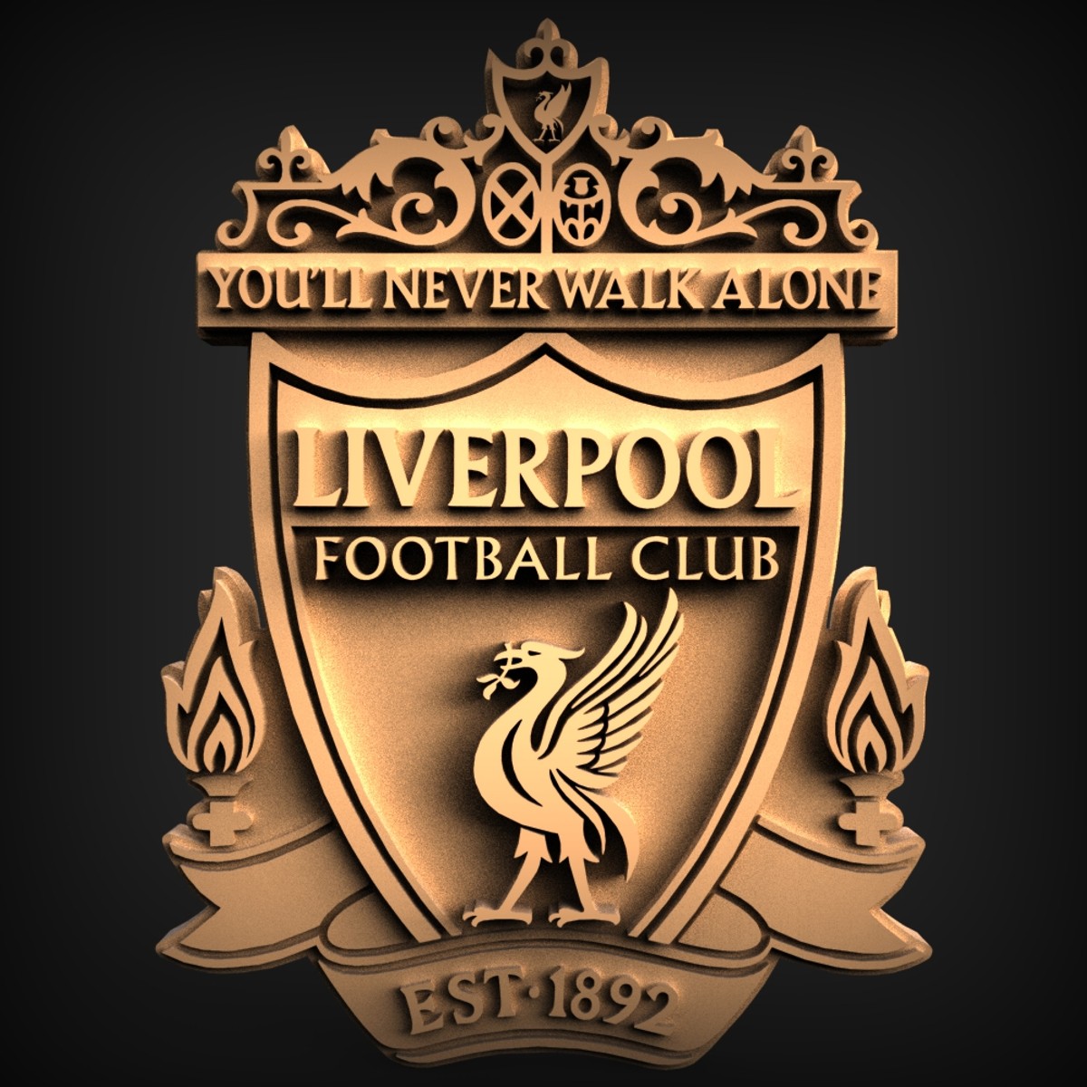 Liverpool FC Crest Wall Plaque