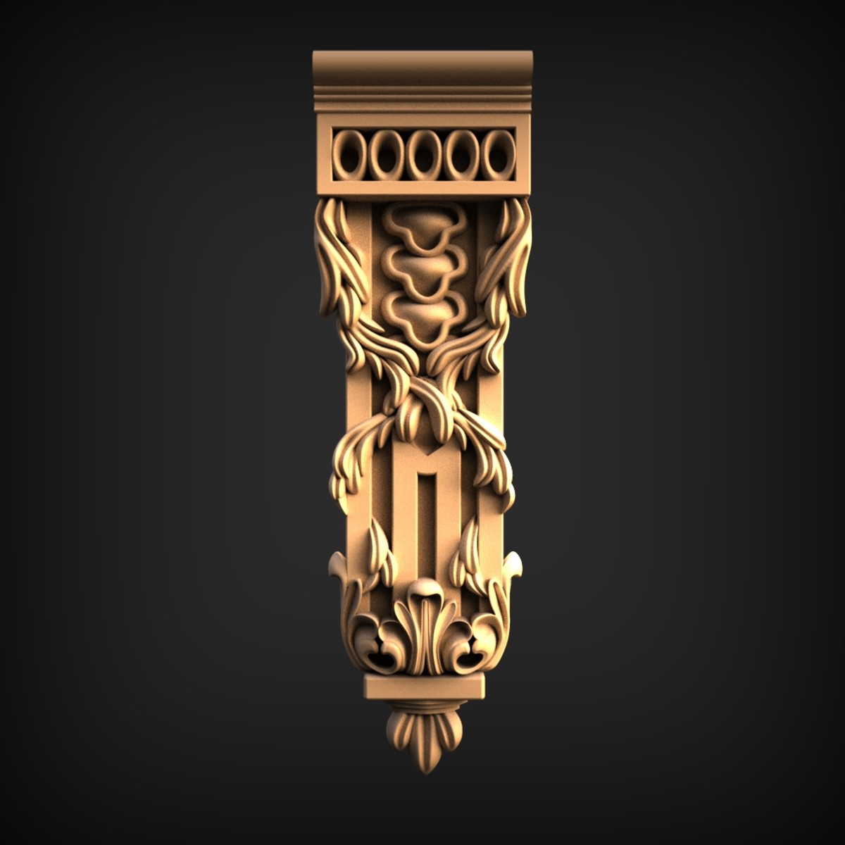 Ornate Acanthus Corbel Bracket