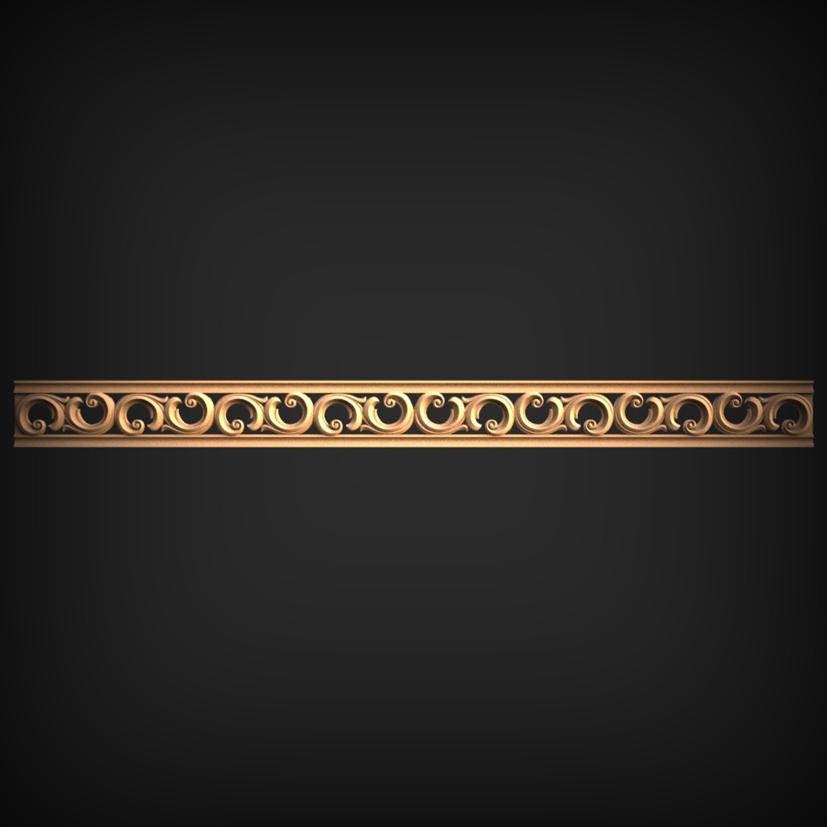 Running Scroll Border Moulding