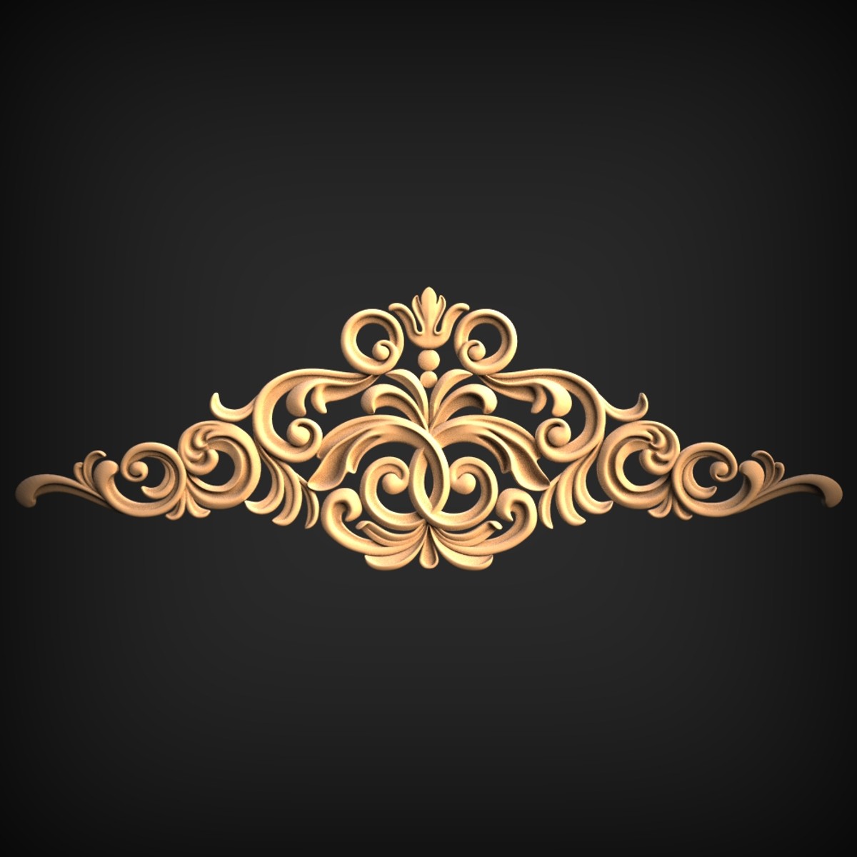 Baroque Acanthus Scroll Onlay